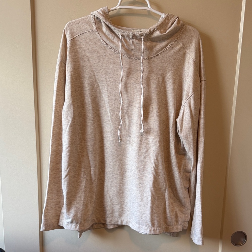 Max studio Casual Tan Hoodie